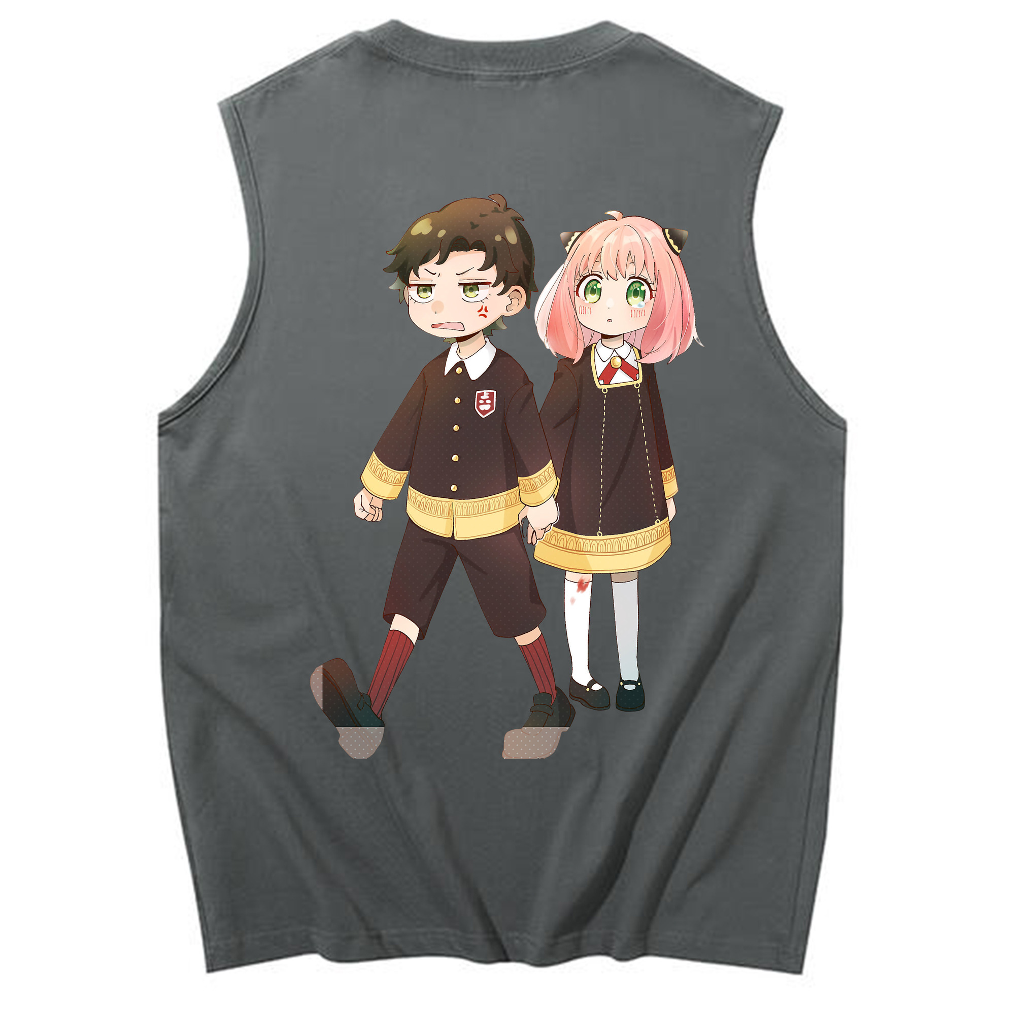 （画像用） SPY×FAMILY间谍家家酒 コットン100％タンクトップ（背面プリント）
